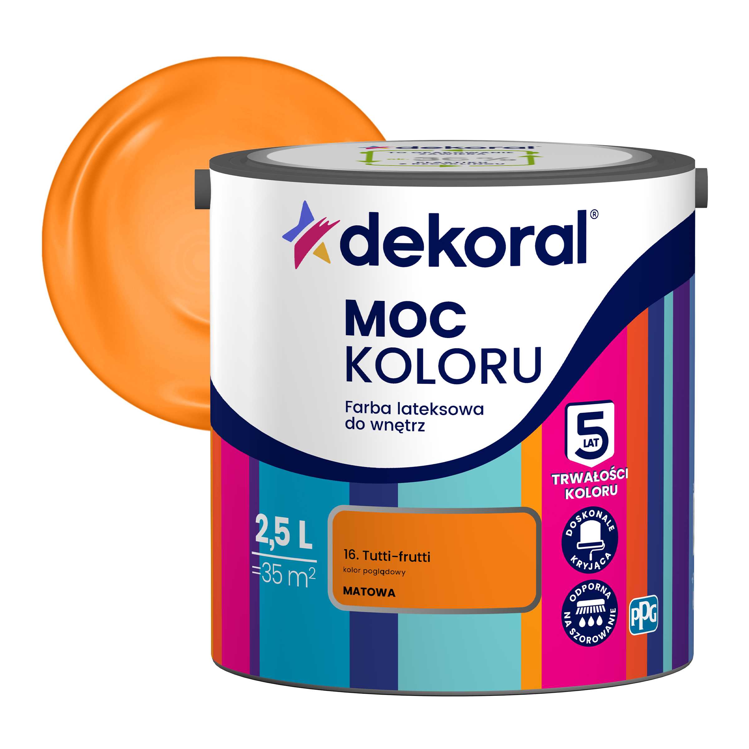 DEKORAL MOC KOLORU 2,5 L- farba lateksowa - obrazek 11