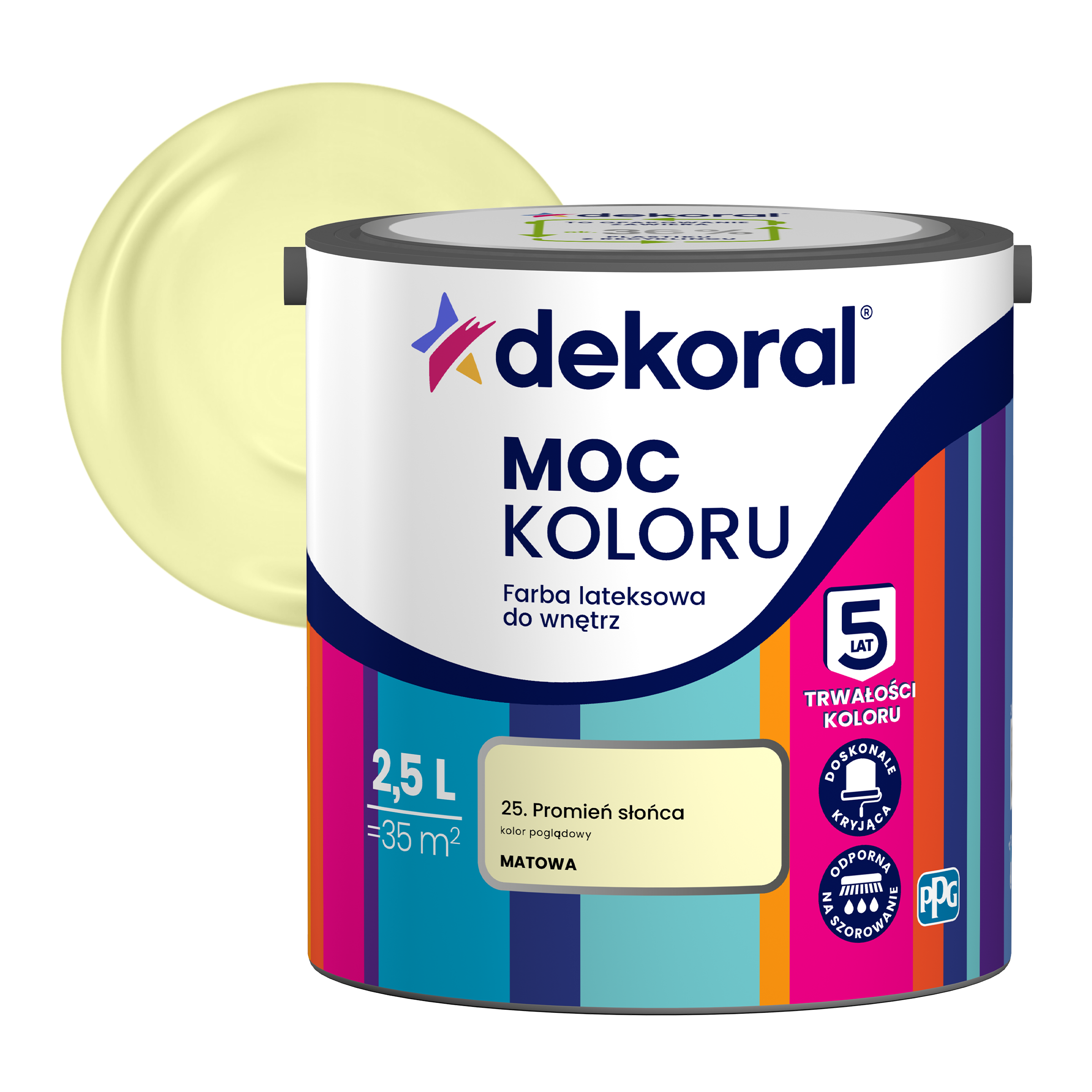 DEKORAL MOC KOLORU 2,5 L- farba lateksowa - obrazek 18