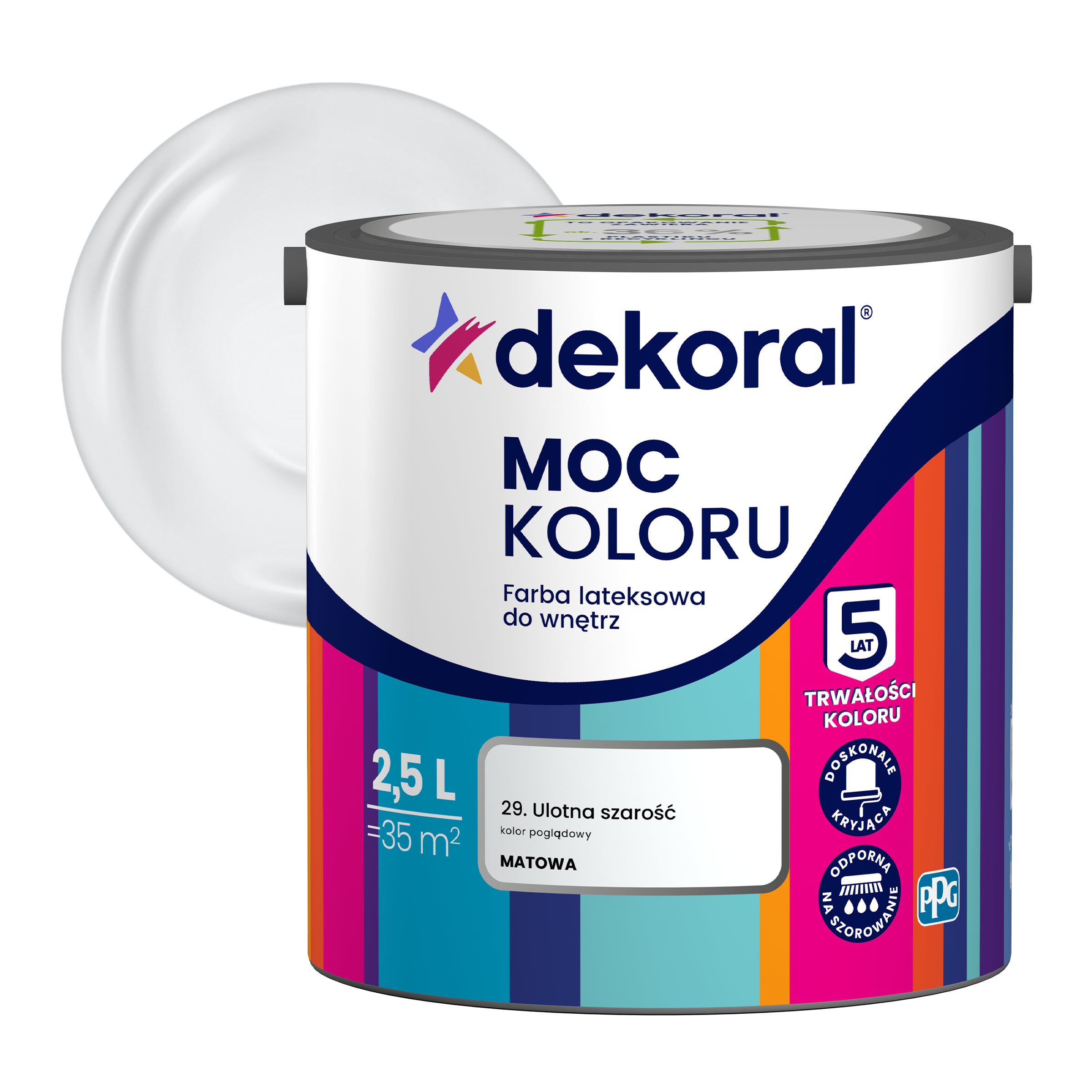 DEKORAL MOC KOLORU 2,5 L- farba lateksowa - obrazek 20