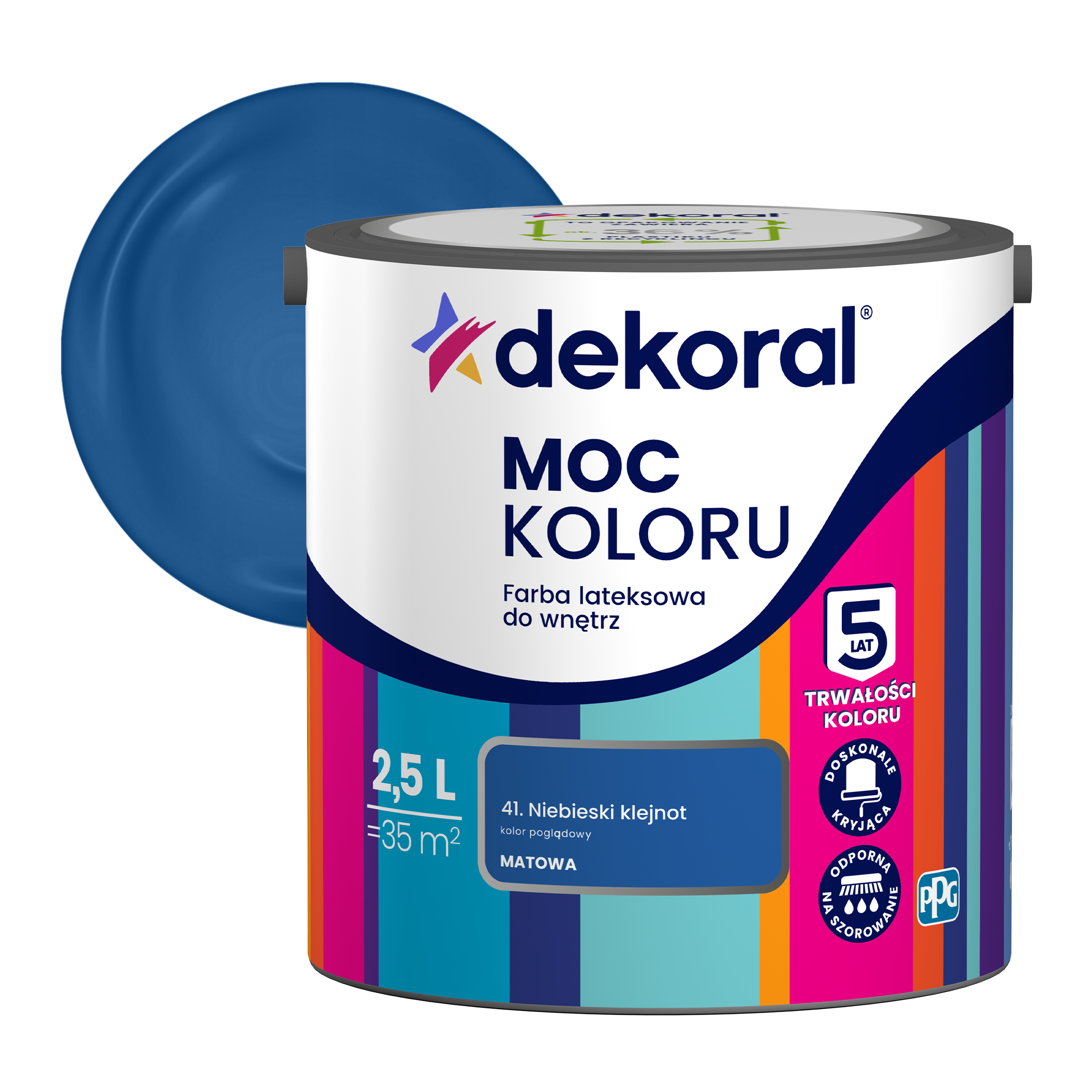 DEKORAL MOC KOLORU 2,5 L- farba lateksowa - obrazek 31