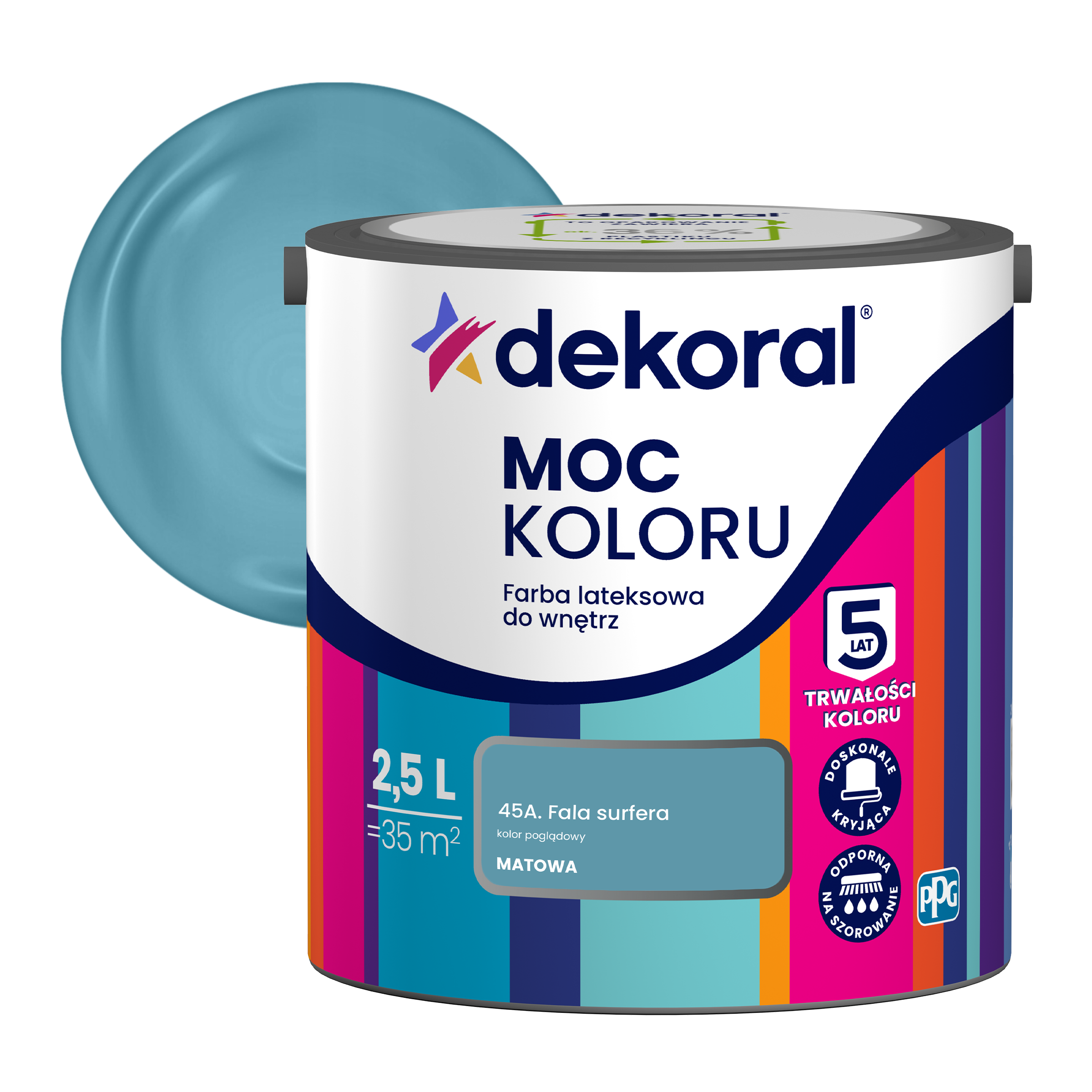 DEKORAL MOC KOLORU 2,5 L- farba lateksowa - obrazek 34