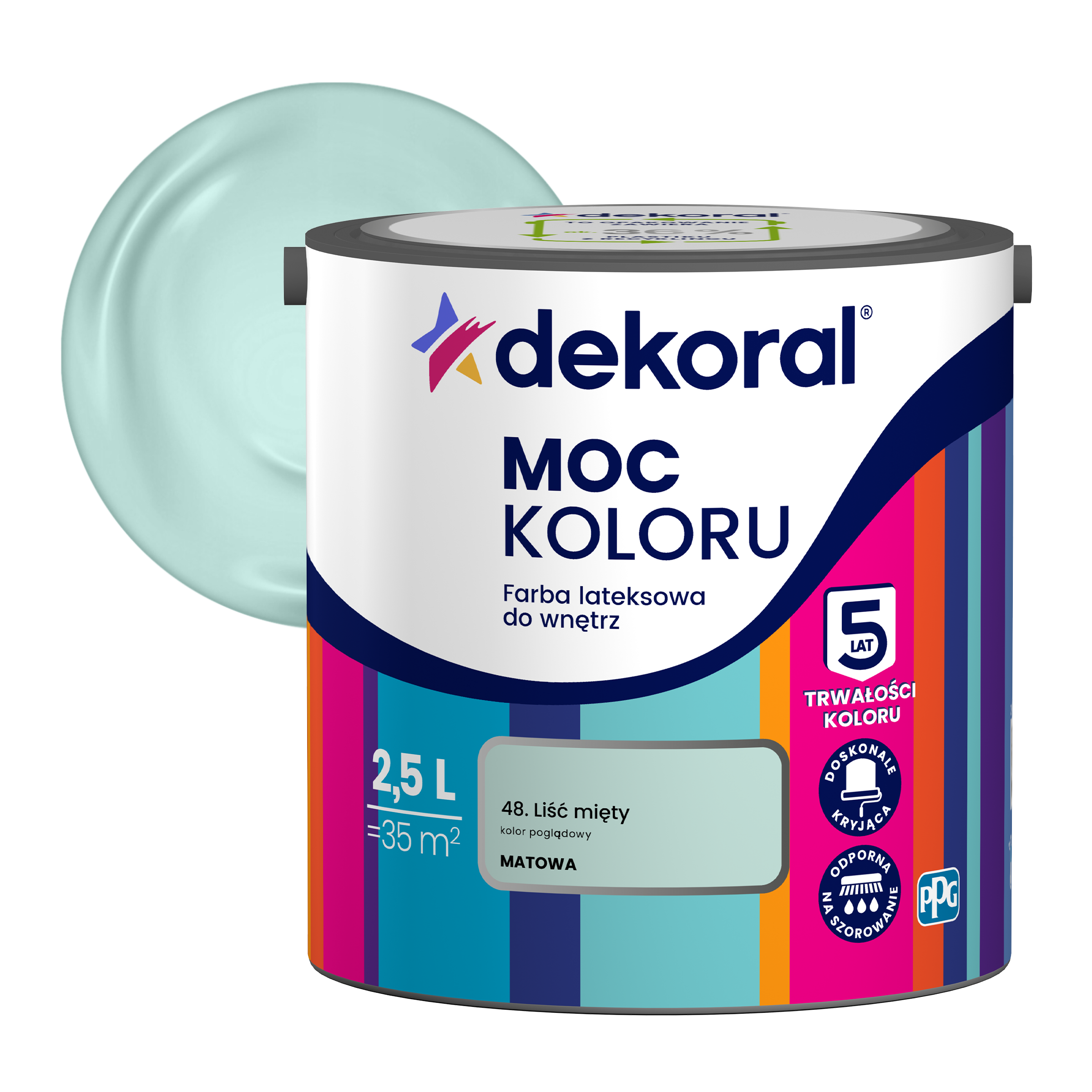 DEKORAL MOC KOLORU 2,5 L- farba lateksowa - obrazek 37