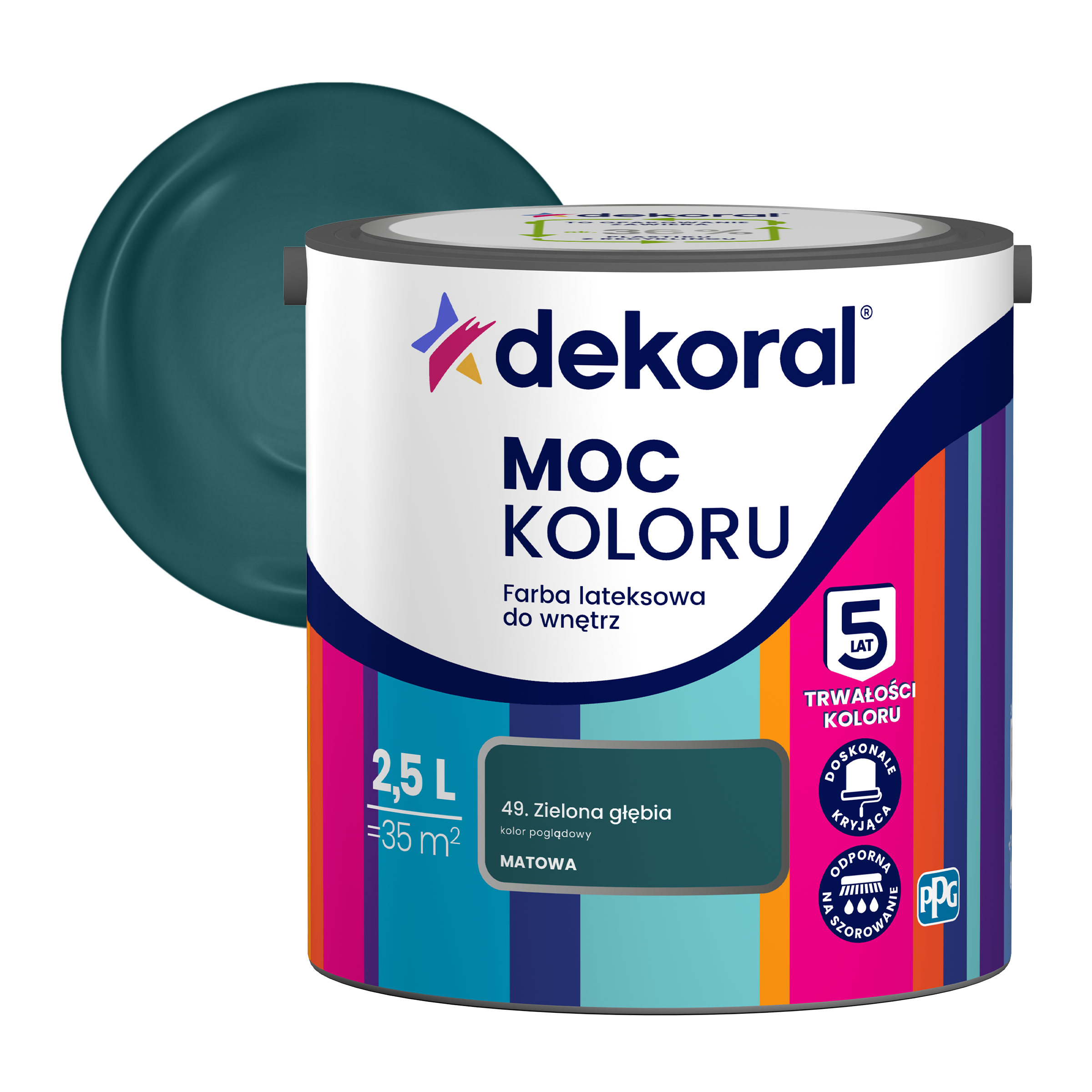 DEKORAL MOC KOLORU 2,5 L- farba lateksowa - obrazek 39
