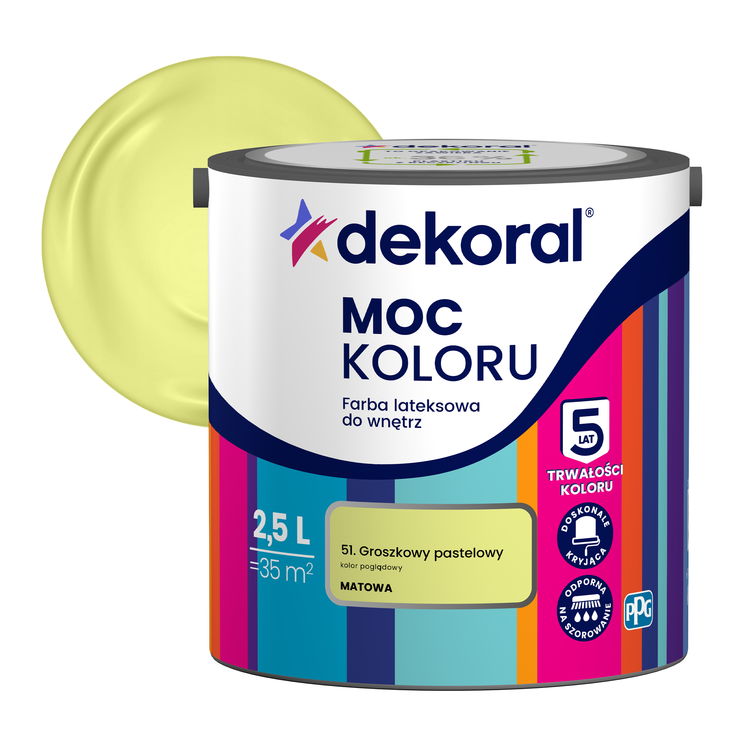 DEKORAL MOC KOLORU 2,5 L- farba lateksowa - obrazek 41