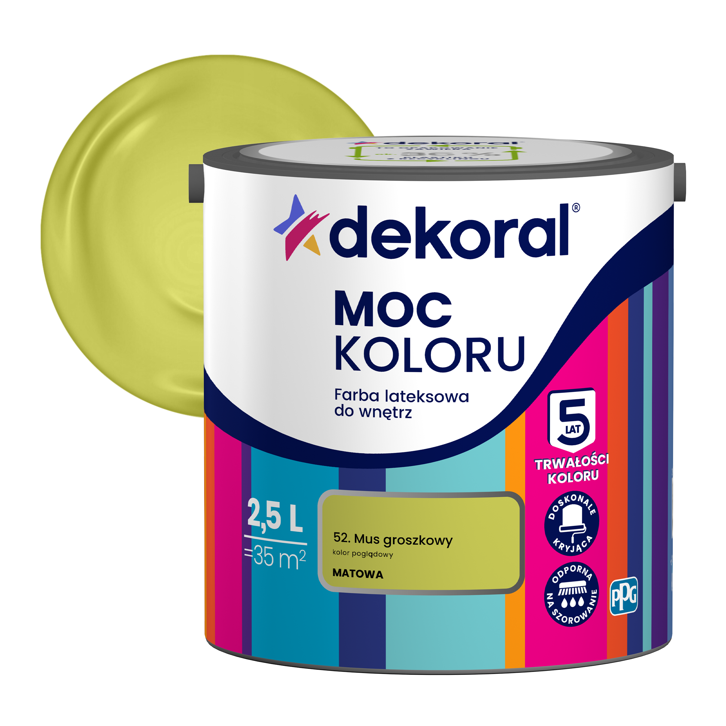DEKORAL MOC KOLORU 2,5 L- farba lateksowa - obrazek 42