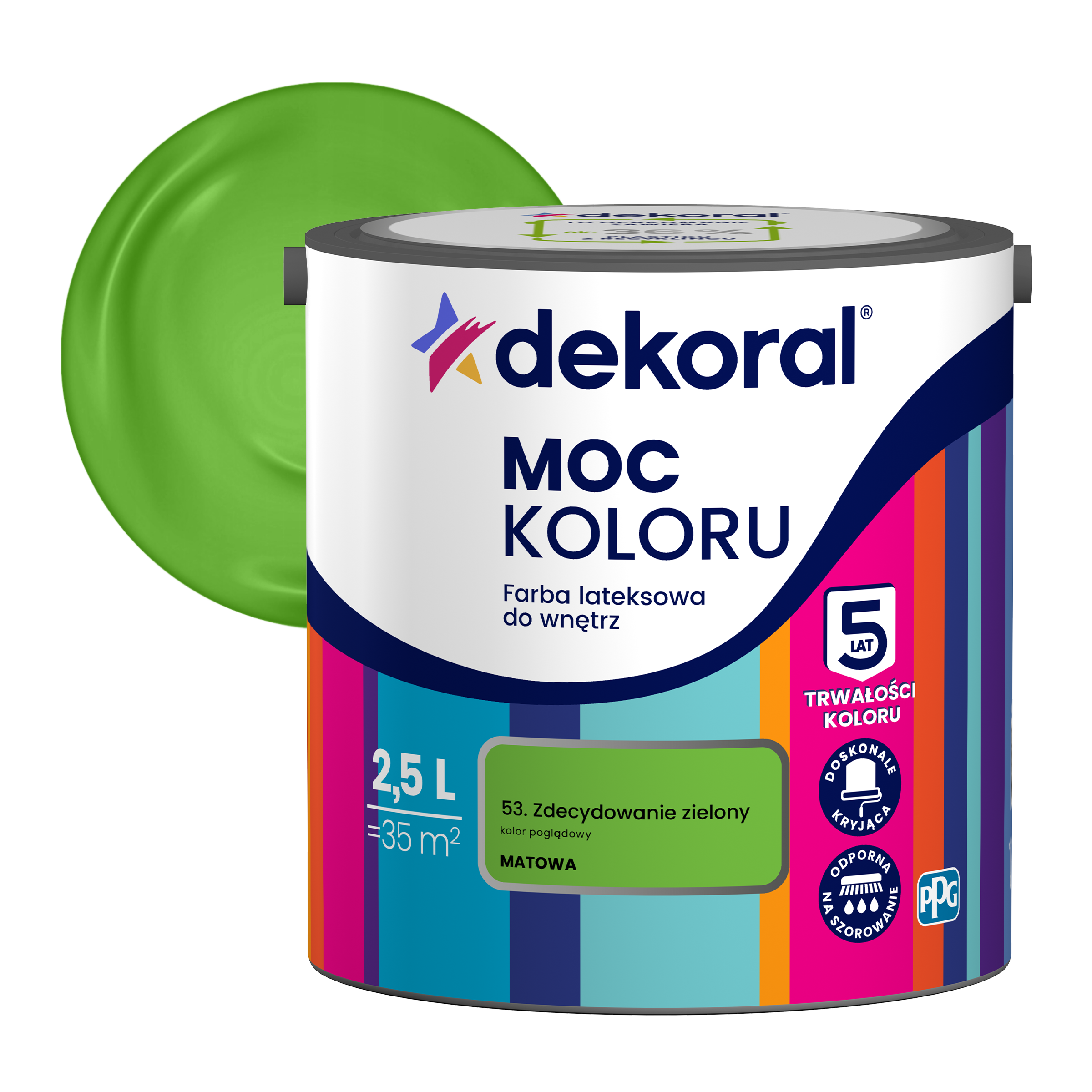 DEKORAL MOC KOLORU 2,5 L- farba lateksowa - obrazek 43