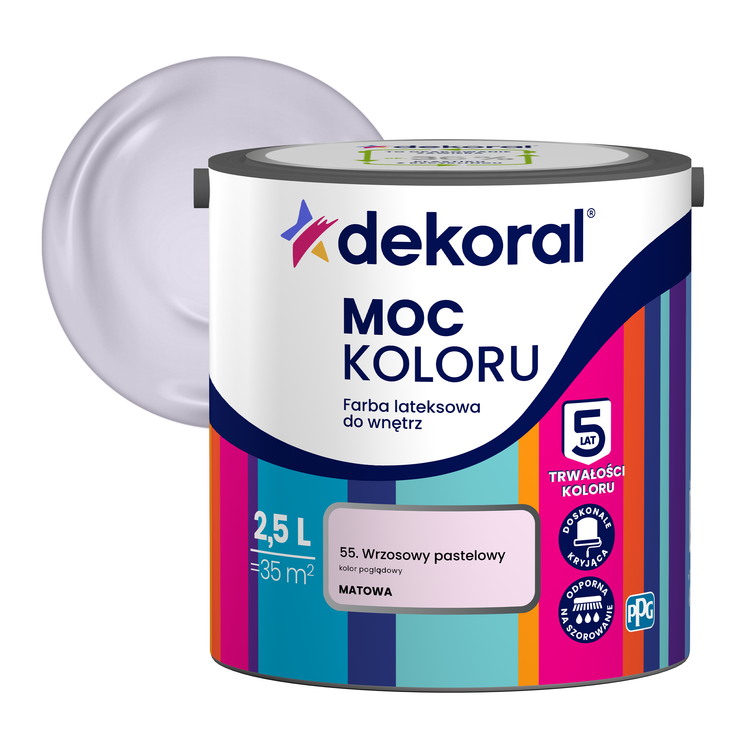 DEKORAL MOC KOLORU 2,5 L- farba lateksowa - obrazek 46