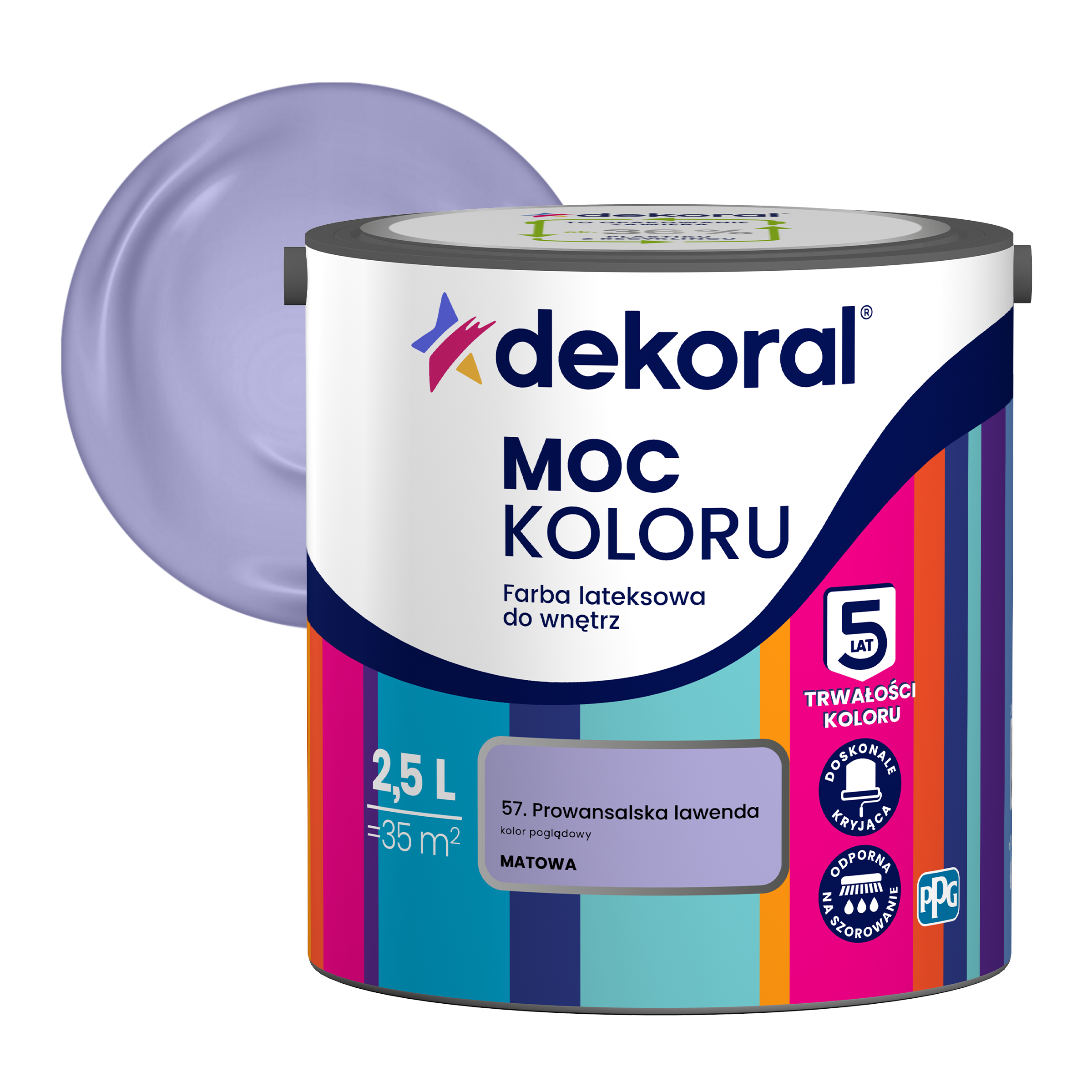 DEKORAL MOC KOLORU 2,5 L- farba lateksowa - obrazek 48